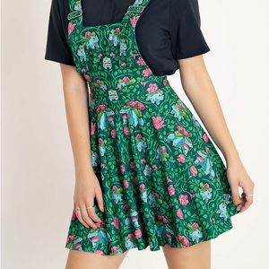 Blackmilk Pokemon Bulbasaur Apron Mini Dress Small